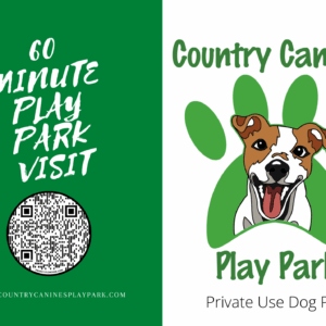 1 HOUR GIFT CERTIFICATE COUNTRY CANINE PLAY PARK