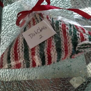 KNIT DISHCLOTHES - CHRISTMAS