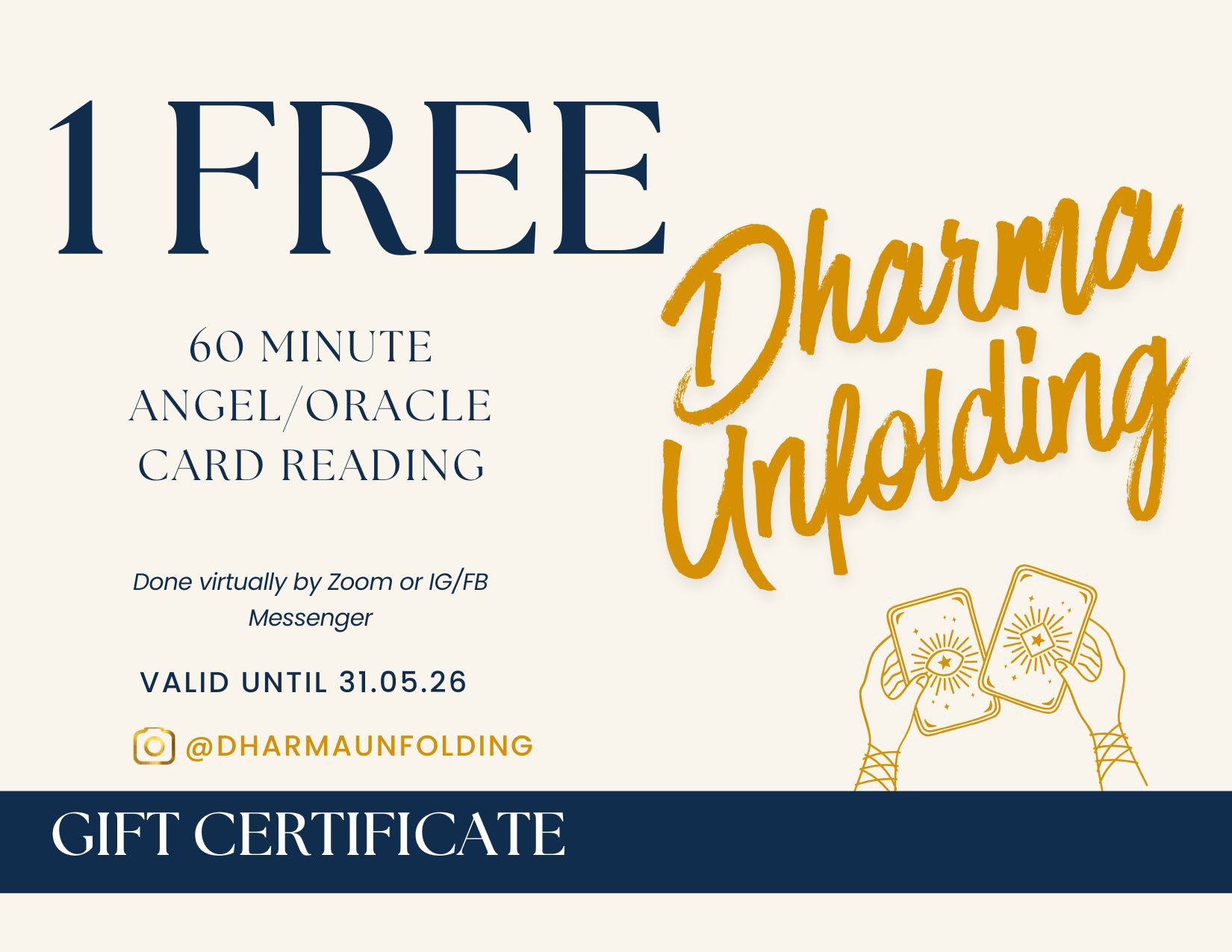 virtual 60-minute Angel/Oracle Card reading