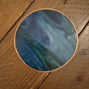 STAINED GLASS PIECE - BLUE