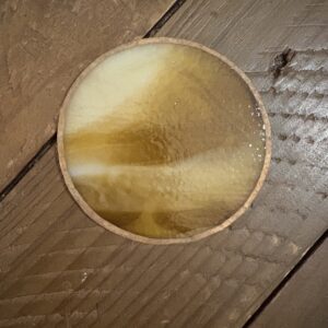 STAINED GLASS PIECE - AMBER