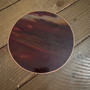 STAINED GLASS PIECE - RED