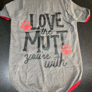 LOVE MUTT T SHIRT XL